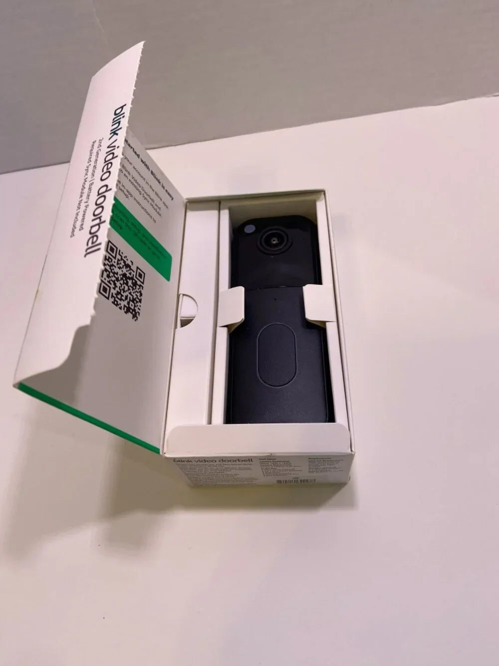Blink Video Doorbell 2nd Gen Wireless HD Camera Black Open Box